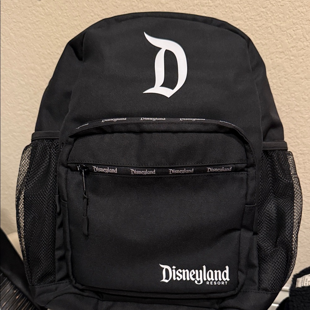 Disneyland Black Backpack